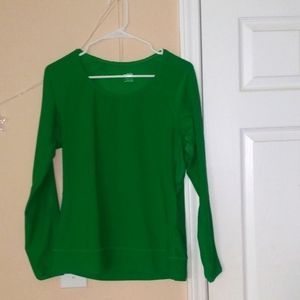 Green Long Sleeve Nike Top